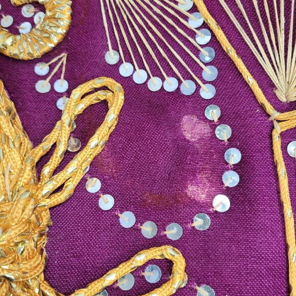 Pigalle Calidad Prestigio Luna Sombrero Vintage 1970s Mexico Velour Hat XXXXX - Picture 6 of 6